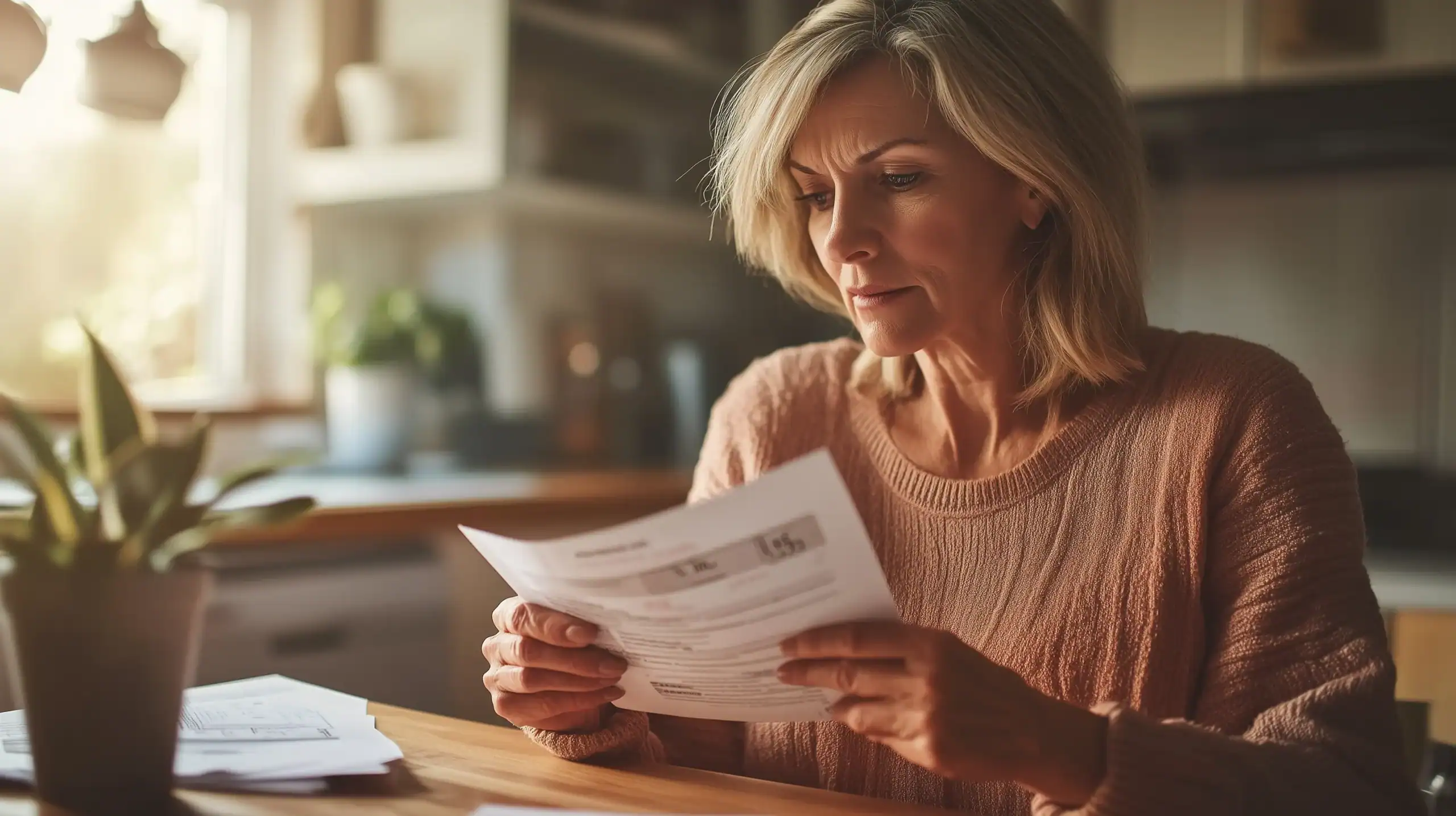 woman reading blood test results insulin resistance