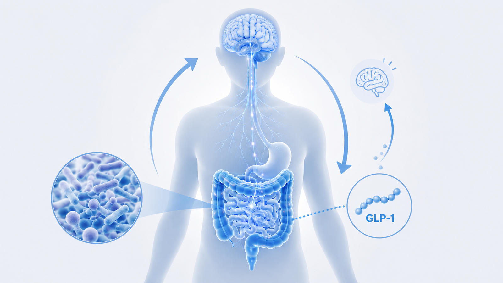 GLP-1 non diabetic gut brain axis mechanism